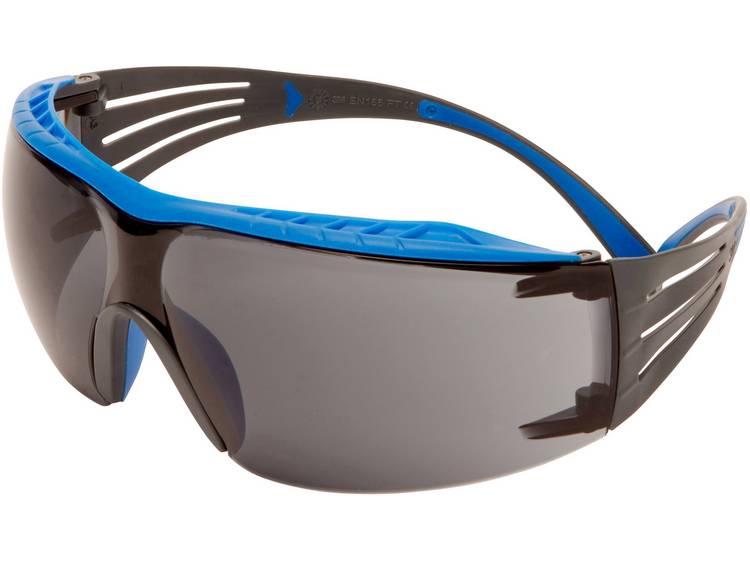 3M™ SecureFit SF402XSGAF-BLU Veiligheidsbril Incl. anticondens-bescherming Blauw, - Grijs
