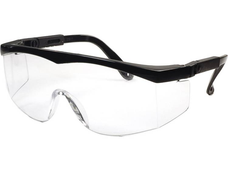 B-SAFETY PROTECTO BR306005 Veiligheidsbril Incl. UV-bescherming DIN EN 166 - Zwart