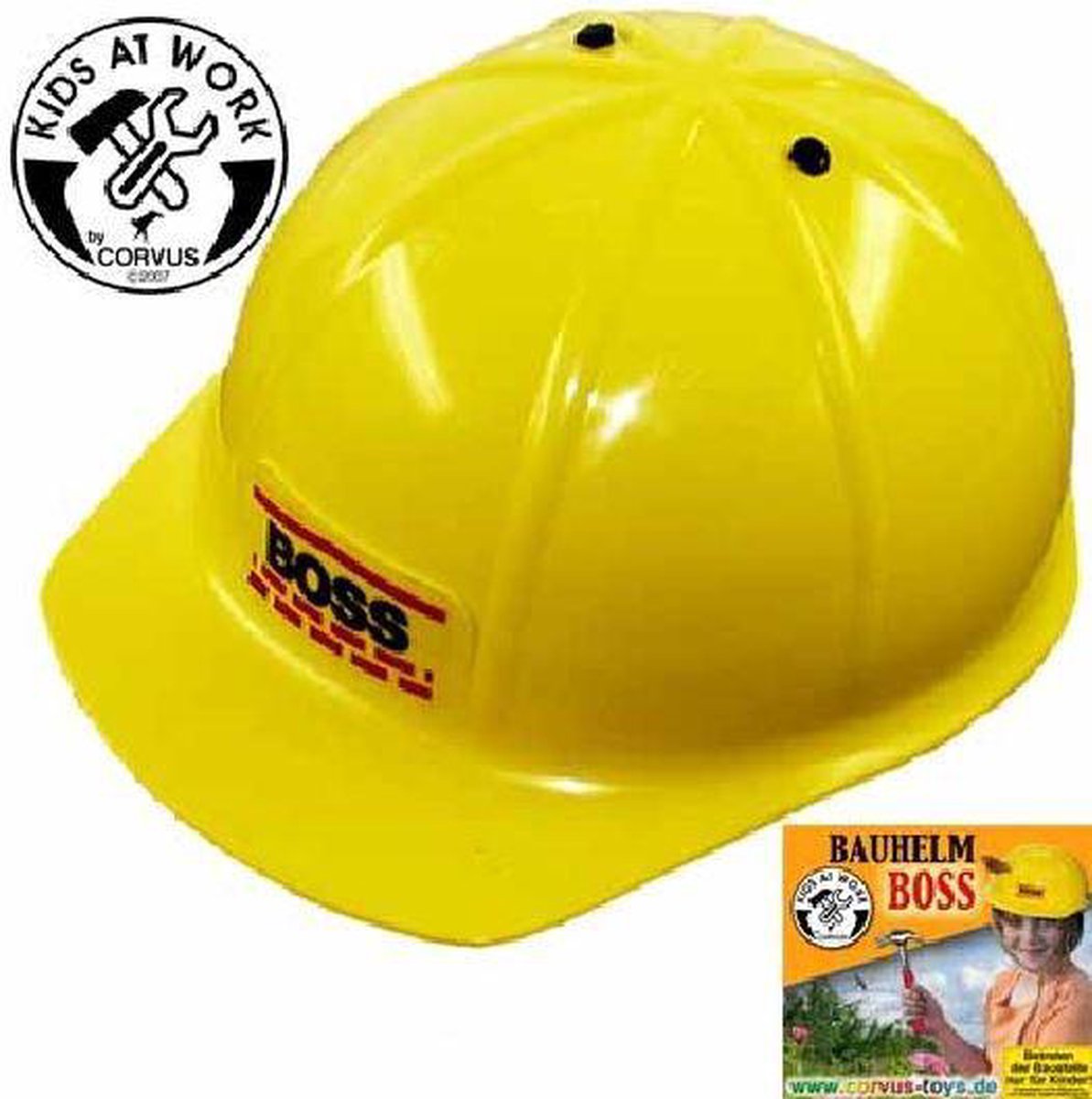 L+D Boss 8201 Veiligheidshelm - Geel