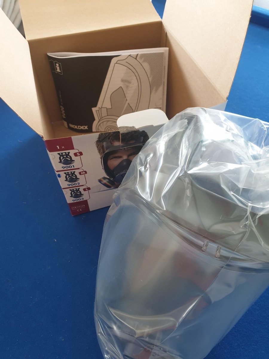 Moldex EasyLock 900201 Volgelaatsmasker Zonder filter 1 stuk(s) DIN EN 136