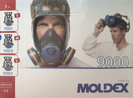 Moldex EasyLock 900201 Volgelaatsmasker Zonder filter 1 stuk(s) DIN EN 136