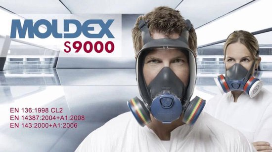 Moldex EasyLock 900201 Volgelaatsmasker Zonder filter 1 stuk(s) DIN EN 136