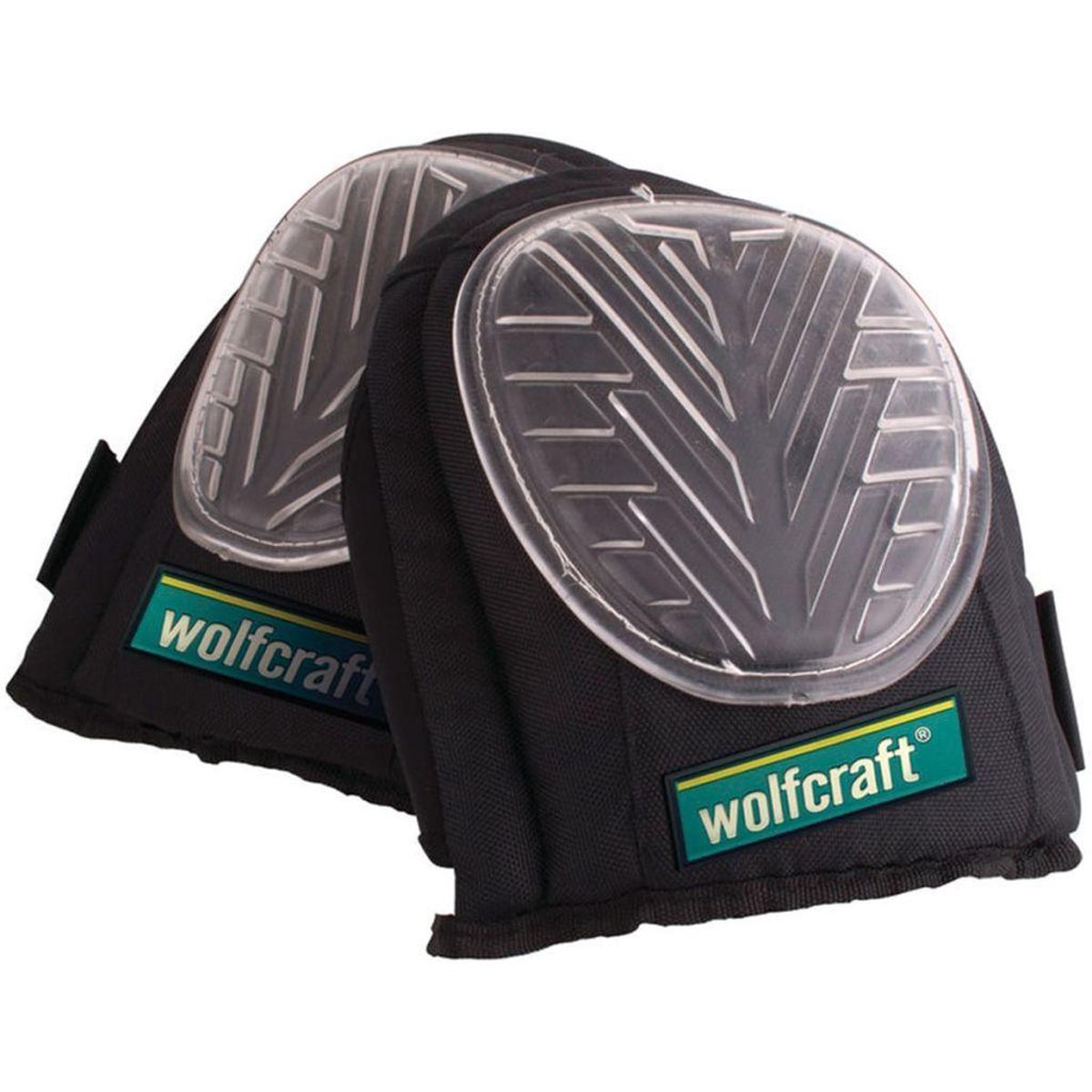 Wolfcraft Kniebeschermer met gel 4860000 1 paar - Zwart