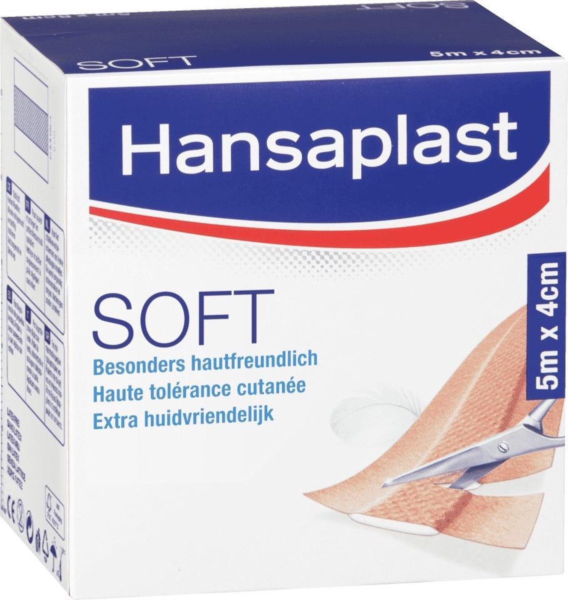 1556527 Hansaplast Soft pleister (l x b) 5 m x 8 cm