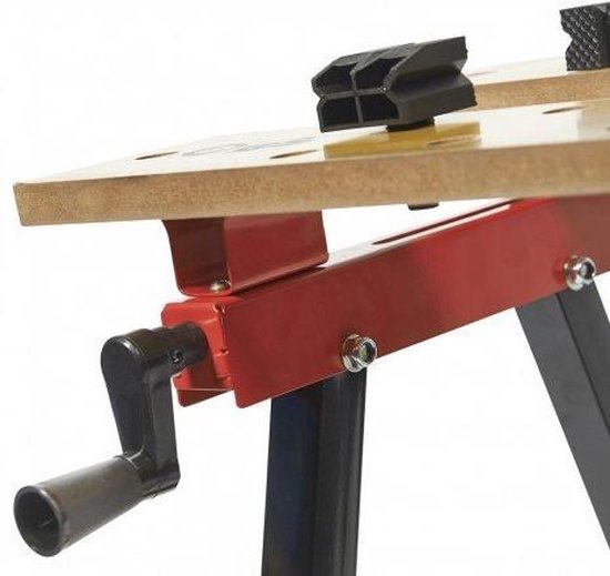 Brüder Mannesmann M 7000 Inklapbare werkbank - Zwart