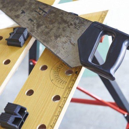 Brüder Mannesmann M 7000 Inklapbare werkbank - Zwart