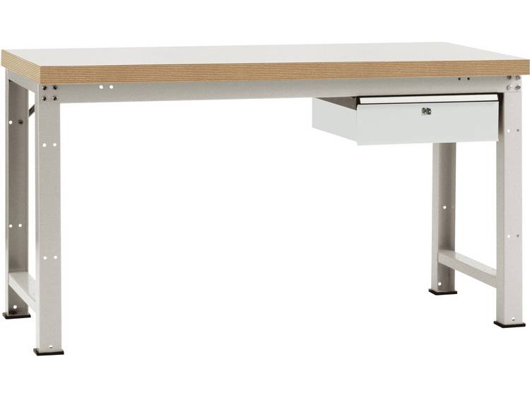 Manuflex WP5407.7035 Compleet werkbank reden PROFI standaard met kunststof plaat, bxdxh = 1500 x 700 x 840 mm