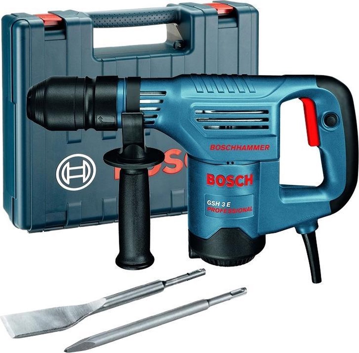 Bosch GSH 3 E SDS-Plus-Beitelhamer 650 W 2.6 J Incl. koffer
