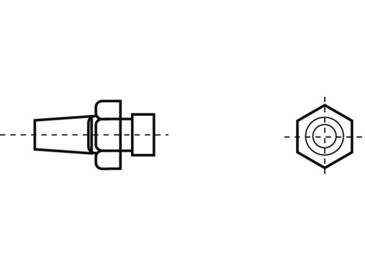 Weller R06 Hetelucht mondstuk Heteluchtmondstuk Grootte soldeerpunt 3 mm Inhoud: 1 stuk(s)