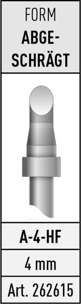 Stannol A-4-HF Soldeerpunt Afgeschuind Inhoud: 1 stuk(s)