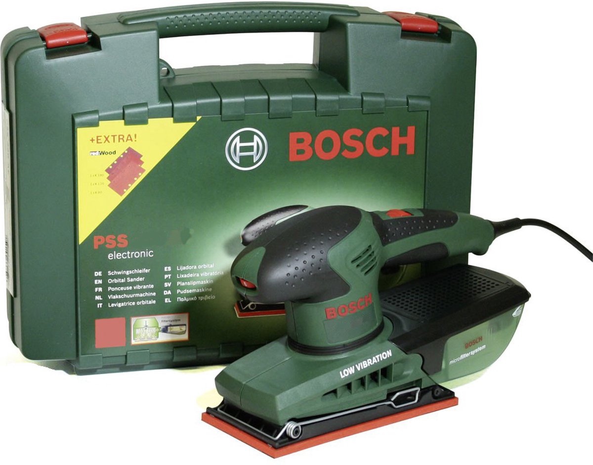 Bosch Vlakschuurmachine Incl. koffer 200 W PSS 200 A 0603340300 115 x 230 mm