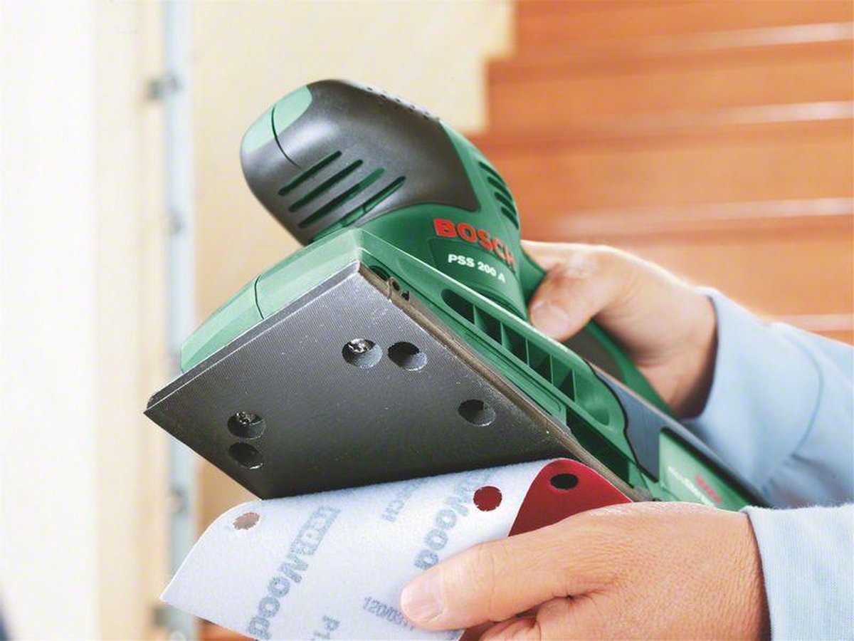 Bosch Vlakschuurmachine Incl. koffer 200 W PSS 200 A 0603340300 115 x 230 mm