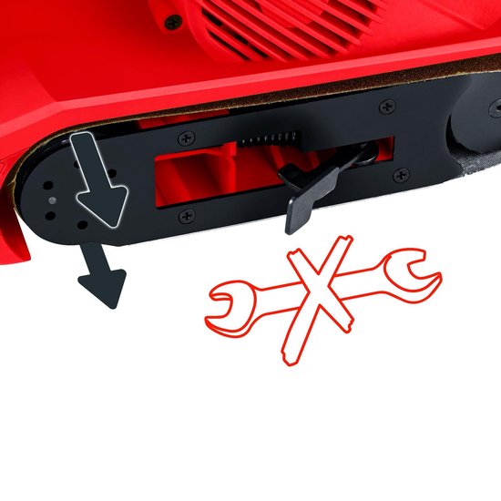 Einhell TC-BS 8038 4466260 Bandschuurmachine 800 W 76 x 142 mm