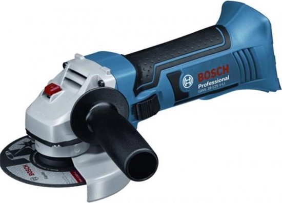 Bosch GWS 18-125 V-LI 060193A307 Haakse accuslijper 125 mm Zonder accu 18 V