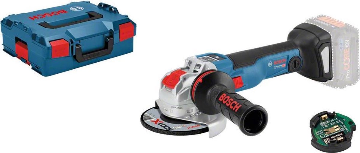 Bosch GWX 18V-10SC 06017B0400 Haakse accuslijper 125 mm 18 V