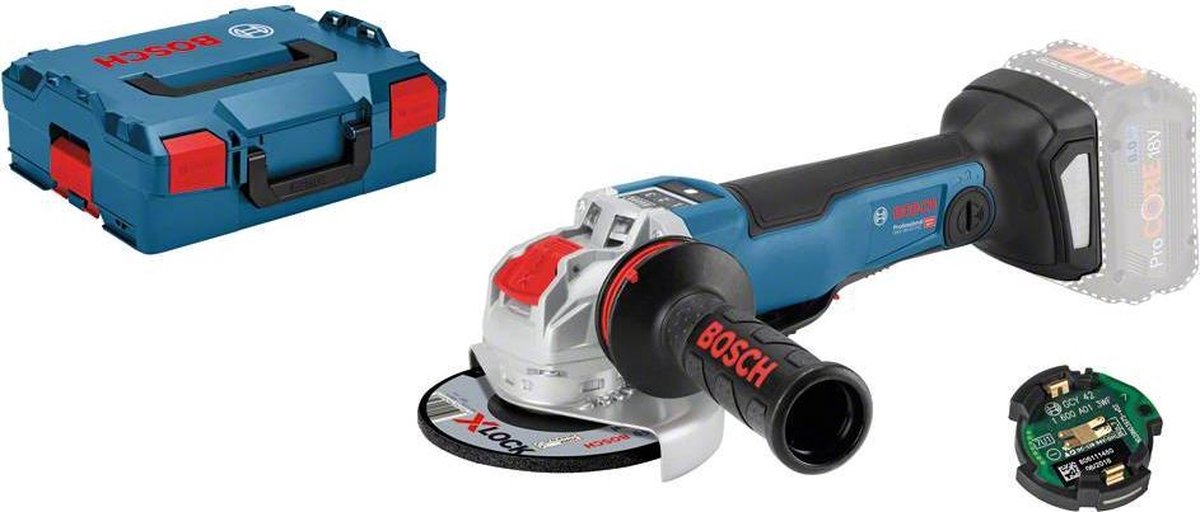 Bosch GWX 18V-10PSC 06017B0800 Haakse accuslijper 125 mm 18 V