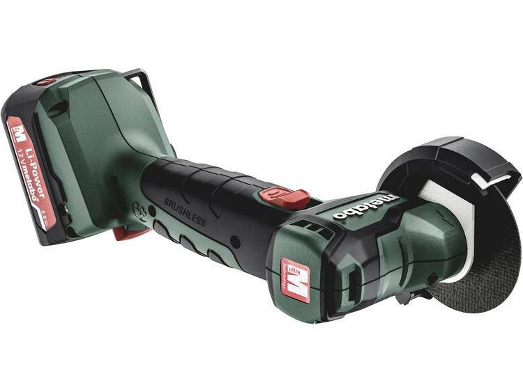 Metabo POWERMAXX CC 12 BL 600348500 Haakse slijper 76 mm Incl. 2 accus, Incl. koffer 12 V 2.0 Ah