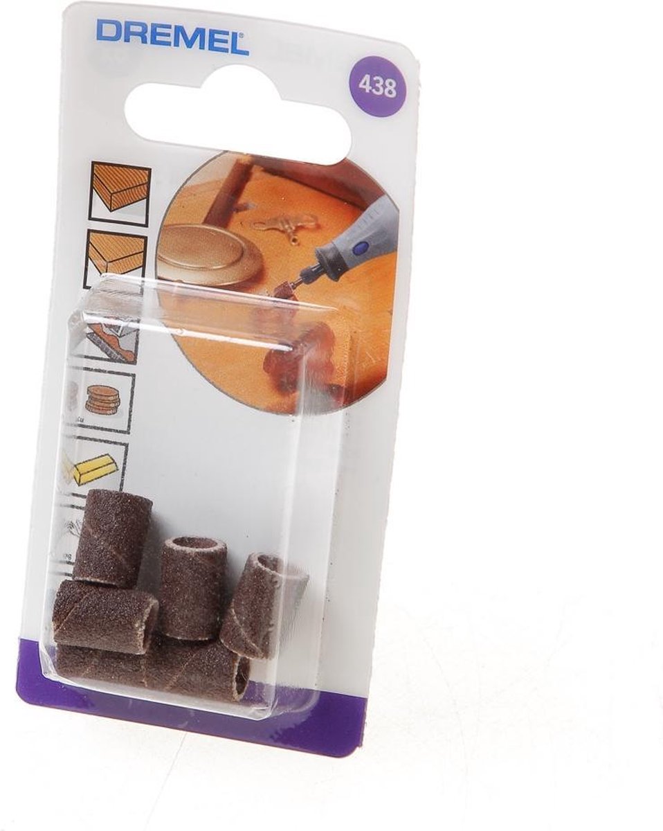 Dremel 438 2615043832 Schuurhuls Korrelgrootte 120 (Ã) 6.4 mm 6 stuk(s)
