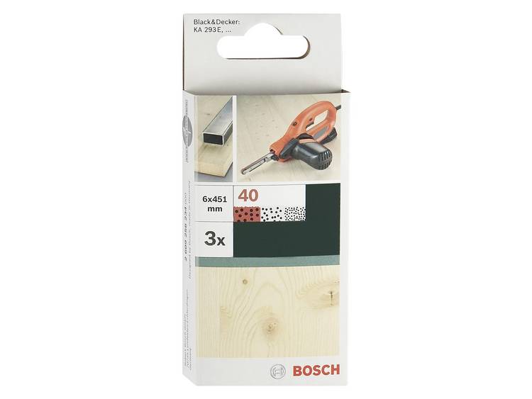 Bosch 2609256234 Schuurband Korrelgrootte 40 (l x b) 451 mm x 6 mm 3 stuk(s)