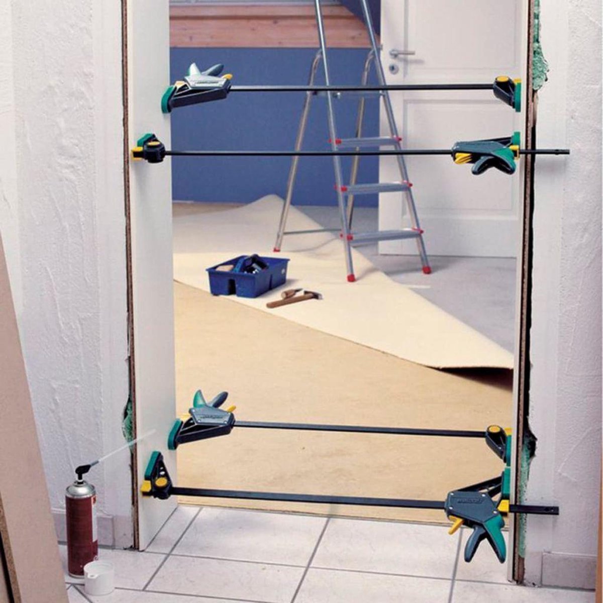 Wolfcraft 3033000 EHZ met Ã©Ã©n hand te bedienen PRO100/700 mm