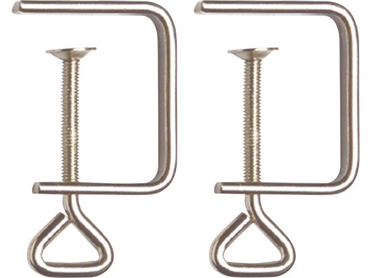 Donau Elektronik M24 Tafelklemmen, 2 stuks