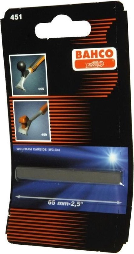 Bahco 451 Kleuren schraperklingen 65mm recht, voor 665 + 450