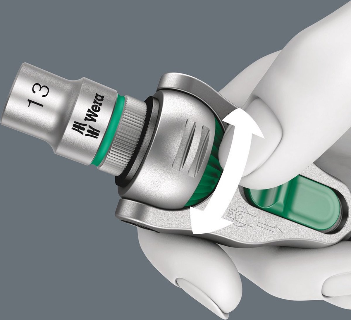 Wera 8000 B 05073261001 Omschakelratel 3/8 (10 mm) 199 mm