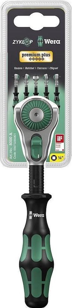 Wera 8000 C 05073262001 Omschakelratel 1/2 (12.5 mm) 277 mm