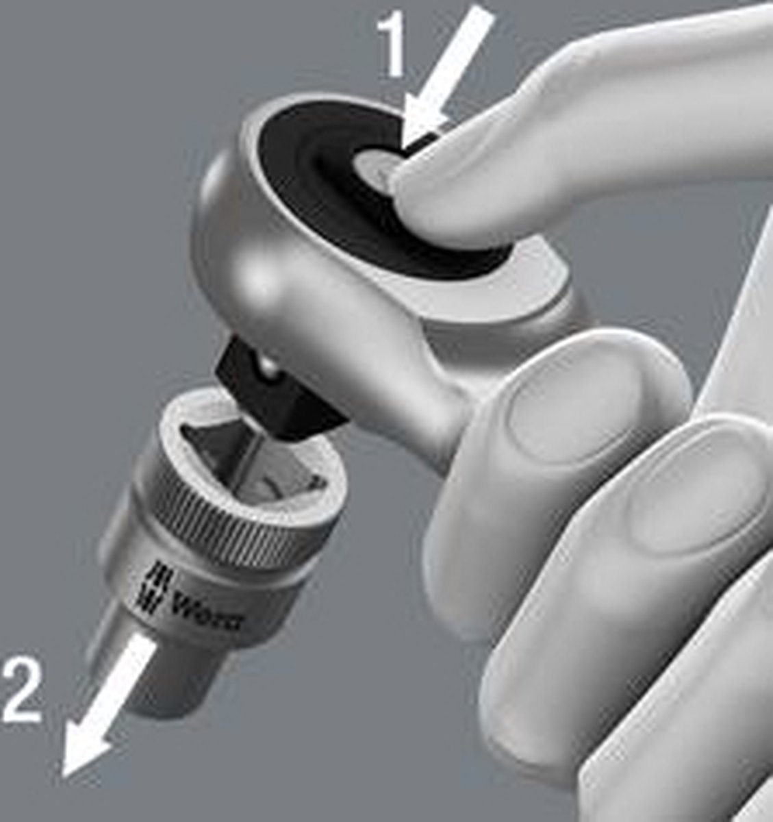 Wera Zyklop Metal 8003 B 05004033001 Omschakelratel 3/8 (10 mm) 222 mm