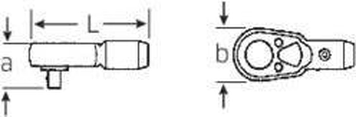 Stahlwille 552 15110000 Omschakelratel 3/4 (20 mm) 165 mm