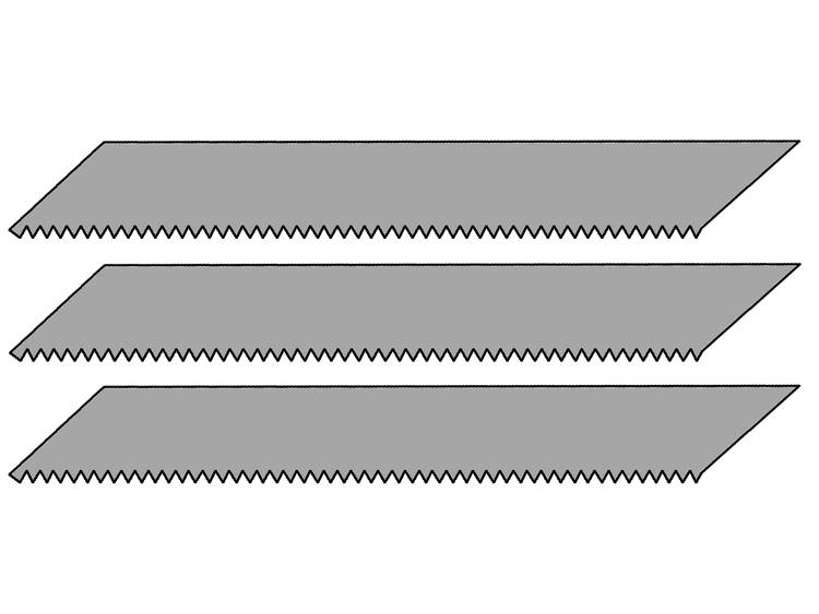 Donau Elektronik MS03 3 zaagbladen voor ontwerpers mes