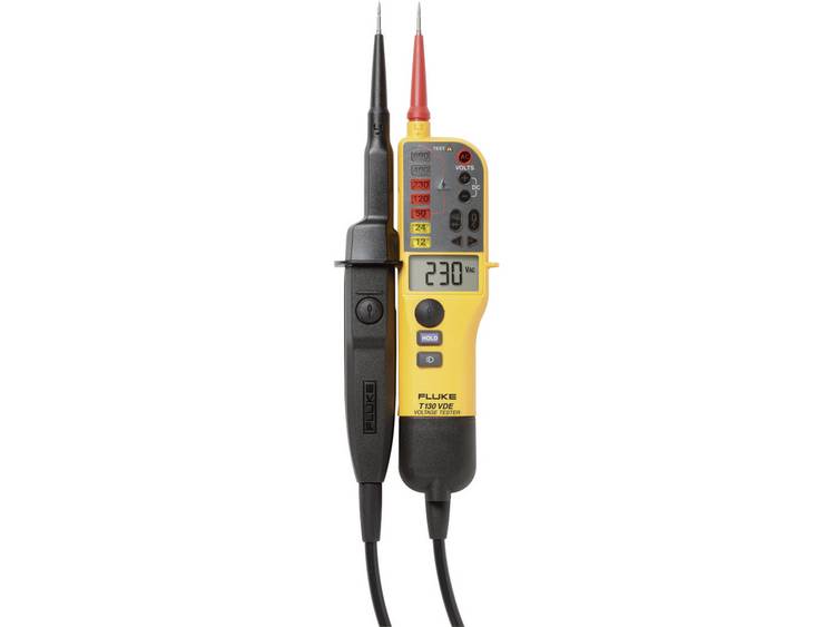 Fluke -T130 Tweepolige spanningstester CAT III 690 V, CAT IV 600 V Akoestisch, LCD, LED, Vibratie