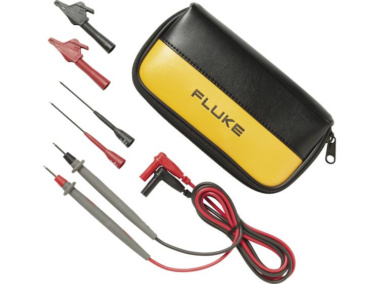 Fluke TL80A-1 Veiligheidsmeetsnoerenset [Banaanstekker 4 mm - Testpunt] 1.50 m Zwart, - Rood