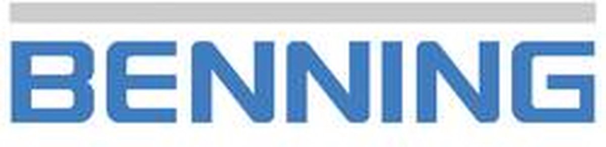 Benning TA 3 Veiligheidsmeetsnoerenset [Banaanstekker 4 mm - Banaanstekker 4 mm] 1.00 m Rood, - Zwart