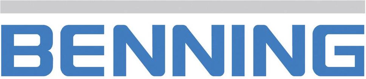 Benning TA 3 Veiligheidsmeetsnoerenset [Banaanstekker 4 mm - Banaanstekker 4 mm] 1.00 m Rood, - Zwart