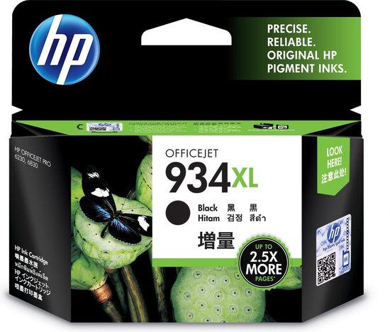 HP 934XL - Inkcartridge / / Hoge Capaciteit - Zwart