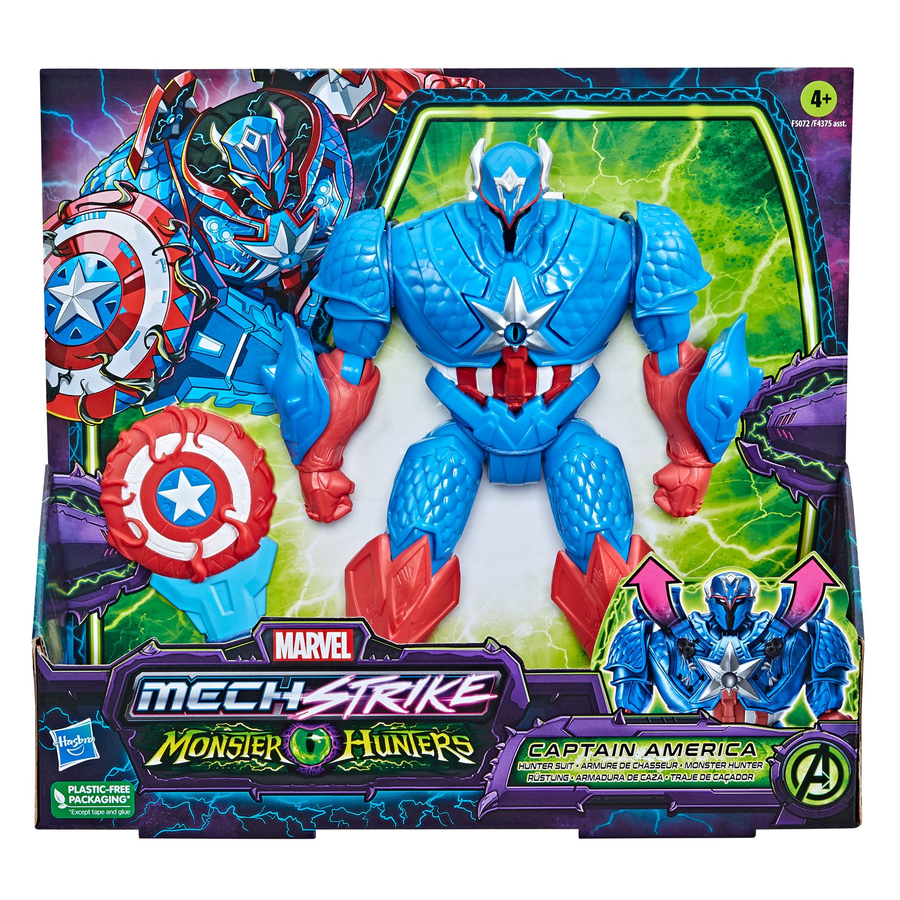 Hasbro - Surtido Figuras Deluxe Avengers Monster Hunters - Rood