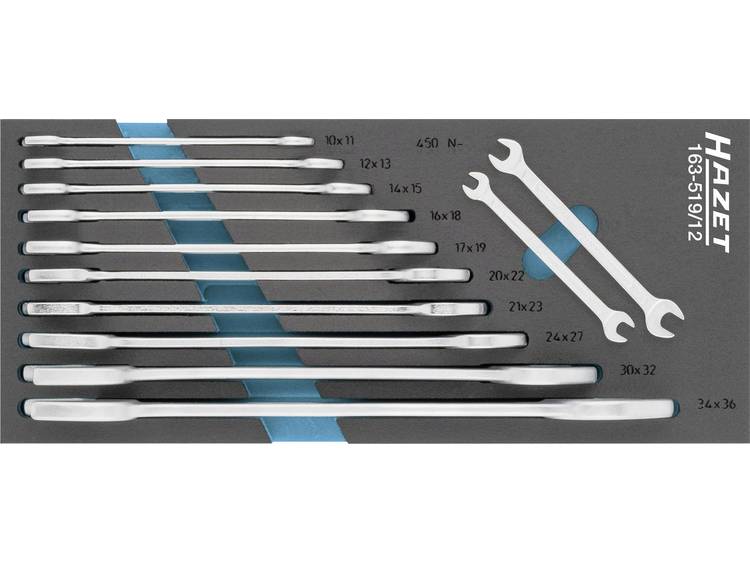 Hazet 163-519/12 Dubbele steeksleutelset