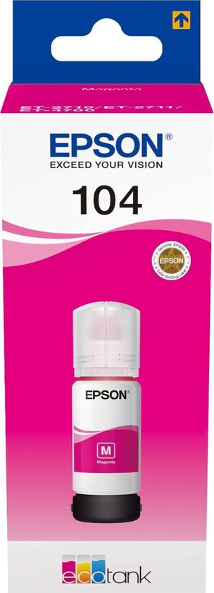 Epson 104 Inktflesje - Magenta