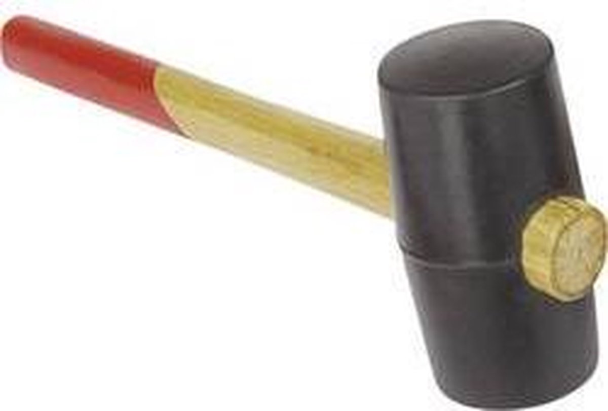 Brüder Mannesmann 709-55 Rubberen hamer 380 g 275 mm