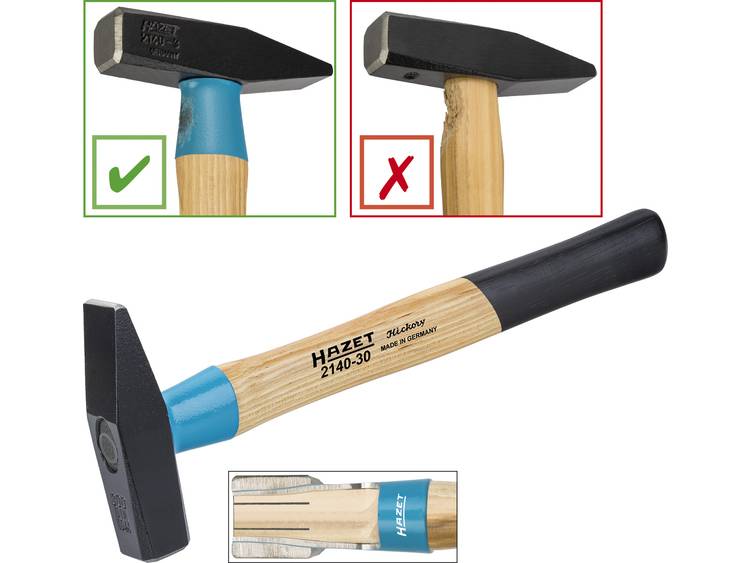 Hazet BluGuard 2140-100 Bankwerkershamer 1100 g 360 mm DIN 1041