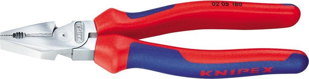 Knipex 02 05 180 Werkplaats Kracht-combitang 180 mm DIN ISO 5746