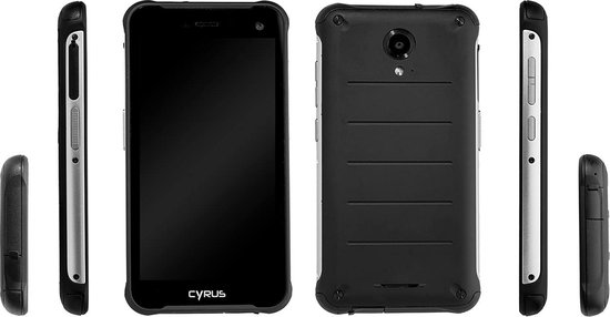 CYRUS CS22XA LTE outdoor smartphone 16 GB 4.7 inch (11.9 cm) Dual-SIM Android 9.0 13 Mpix - Zwart