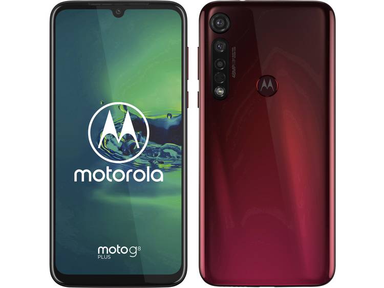 Motorola Moto G8 Plus Smartphone 64 6.3 inch (16 cm) Dual-SIM Android 9.0 48 Mpix Donkerrood