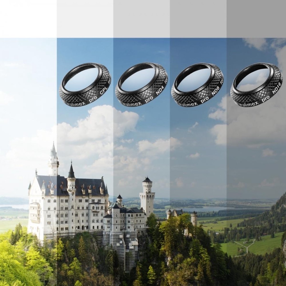 Multicopter filterlensinzet Geschikt voor: DJI Mavic Pro, DJI Mavic Pro Platinum