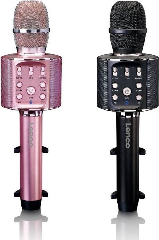 Lenco BMC-090BL Bluetooth luidspreker AUX, Incl. houder - Zwart