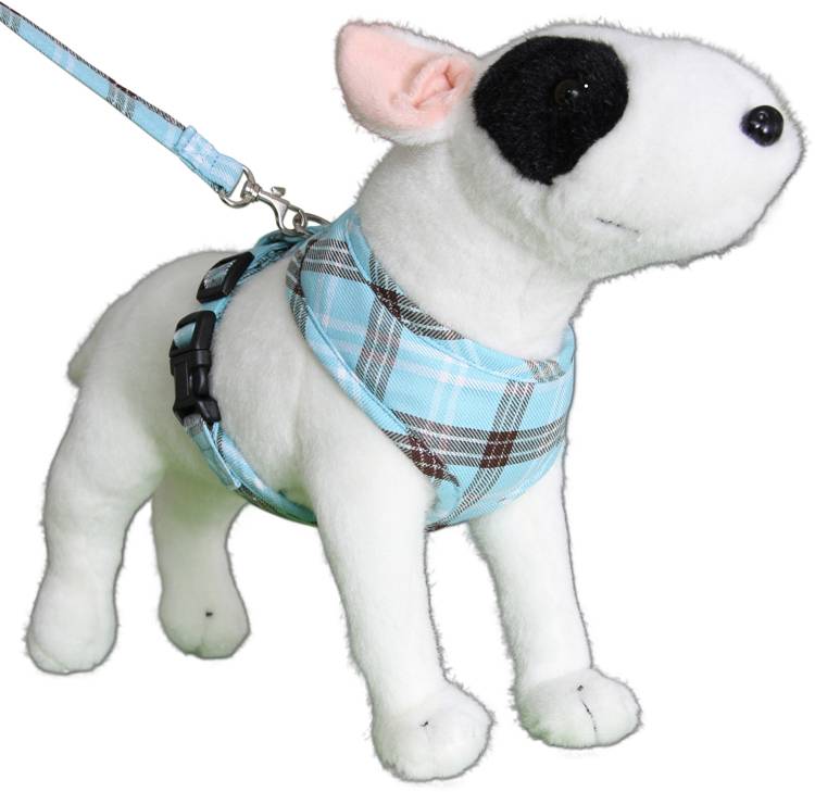 Doxtasy Hondentuig Round Loop Harnass Scottish - Turquoise