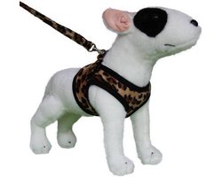 Doxtasy Hondentuig Comfy Harnass Leopard brown