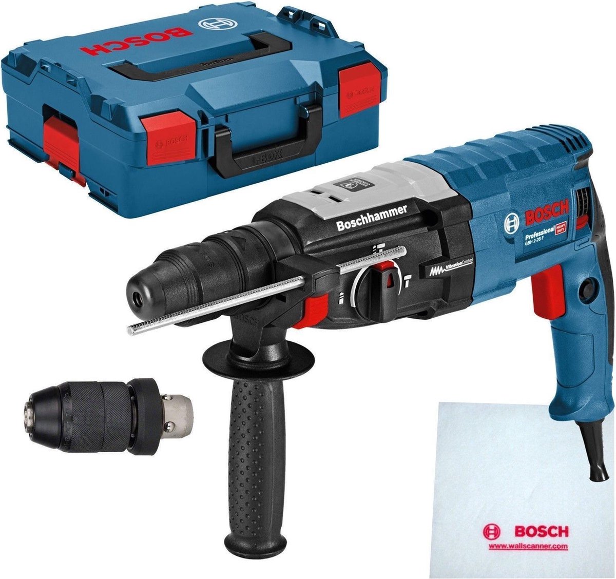 Bosch Boorhamer GBH 2-28 F SDS-Plus 880 W Incl. koffer