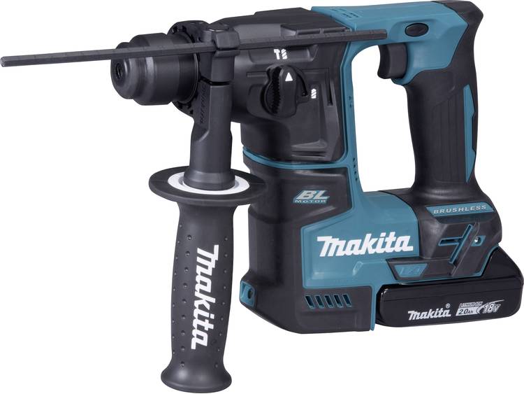 Makita Accuboorhamer DHR171RAJ SDS-Plus 18 V 2 Ah Li-ion Incl. 2 accus, Incl. koffer